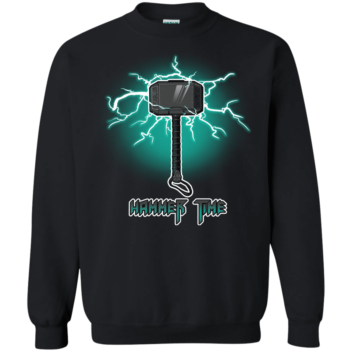 Sweatshirts Black / S Hammer Time Crewneck Sweatshirt