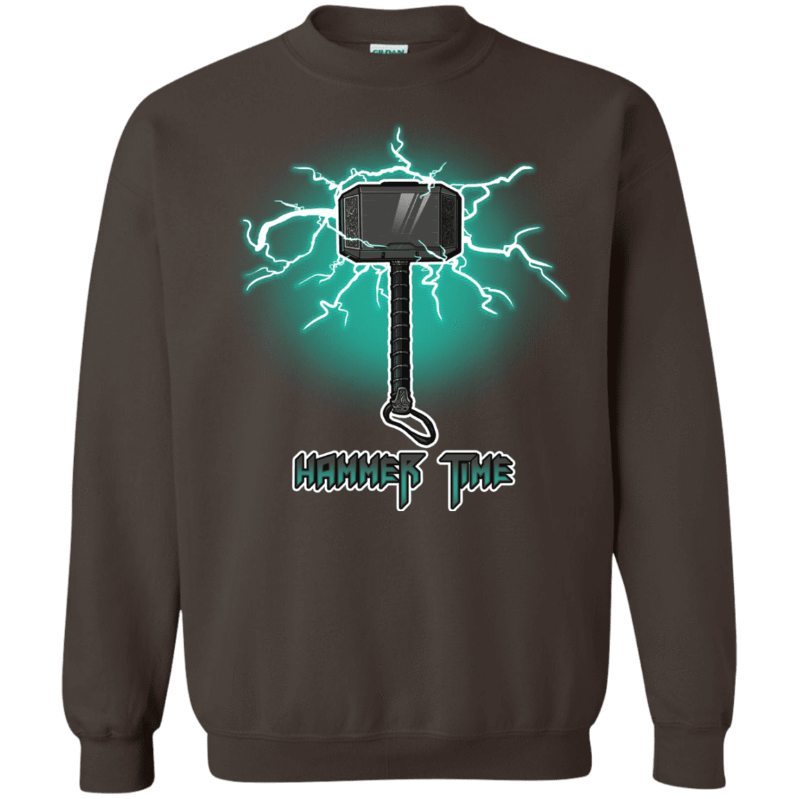 Sweatshirts Dark Chocolate / S Hammer Time Crewneck Sweatshirt