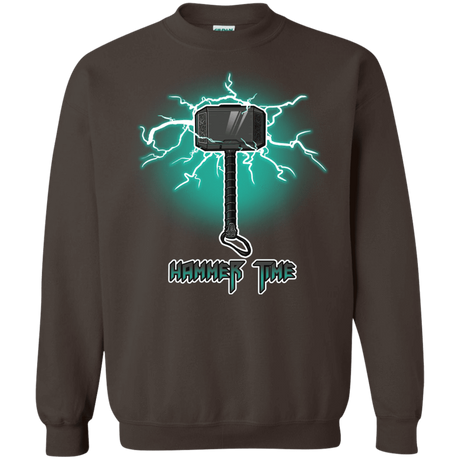 Sweatshirts Dark Chocolate / S Hammer Time Crewneck Sweatshirt