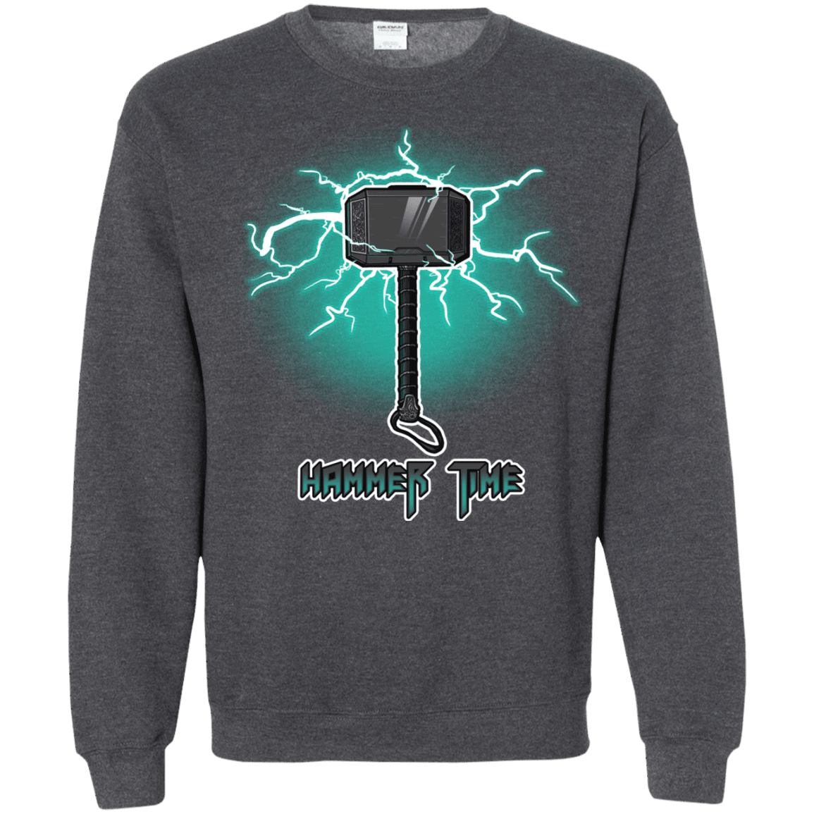 Sweatshirts Dark Heather / S Hammer Time Crewneck Sweatshirt