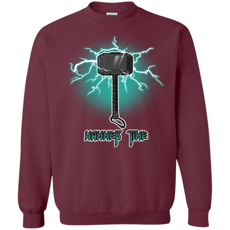 Sweatshirts Maroon / S Hammer Time Crewneck Sweatshirt
