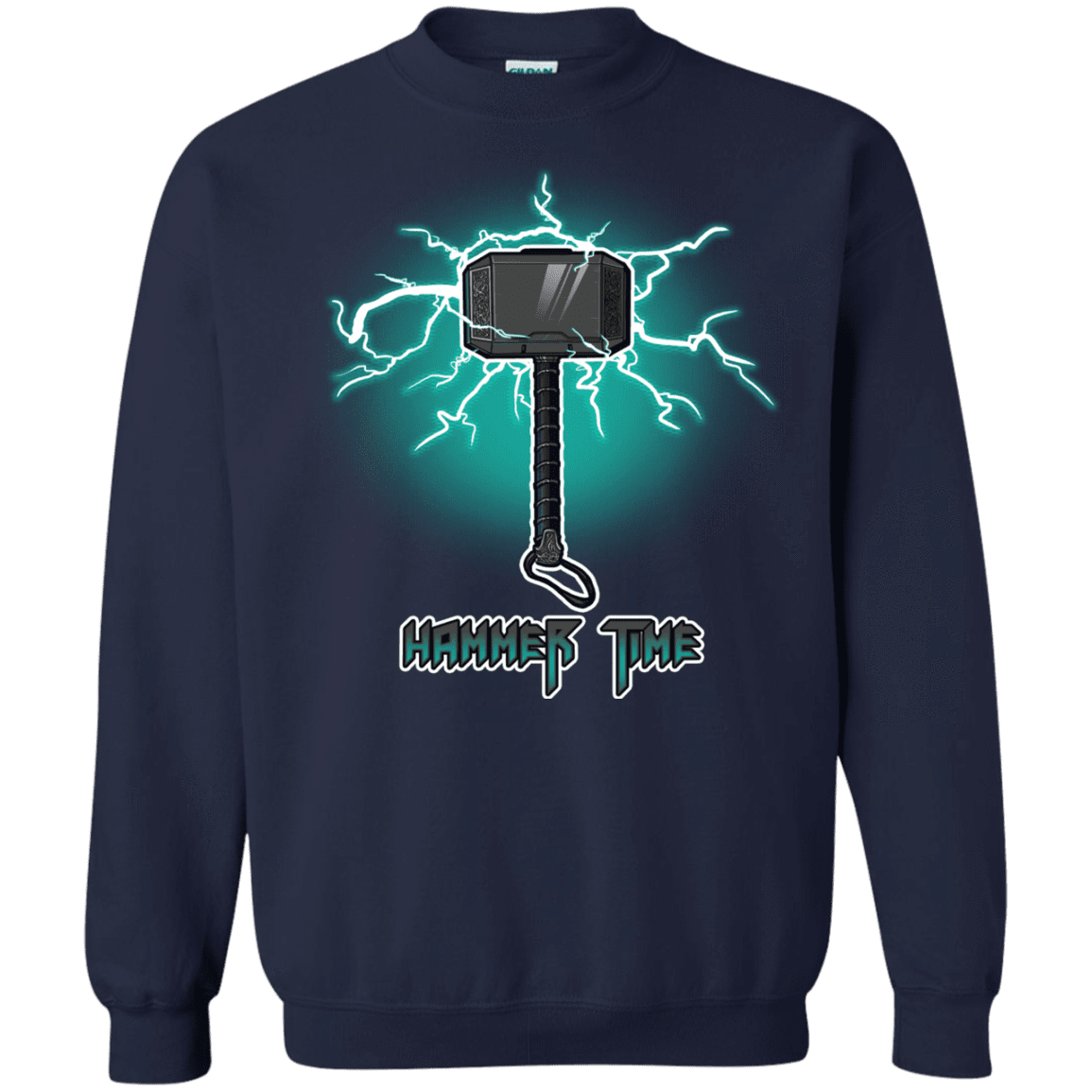 Sweatshirts Navy / S Hammer Time Crewneck Sweatshirt