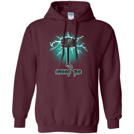 Sweatshirts Maroon / S Hammer Time Pullover Hoodie