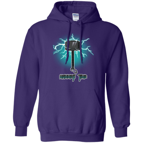 Sweatshirts Purple / S Hammer Time Pullover Hoodie
