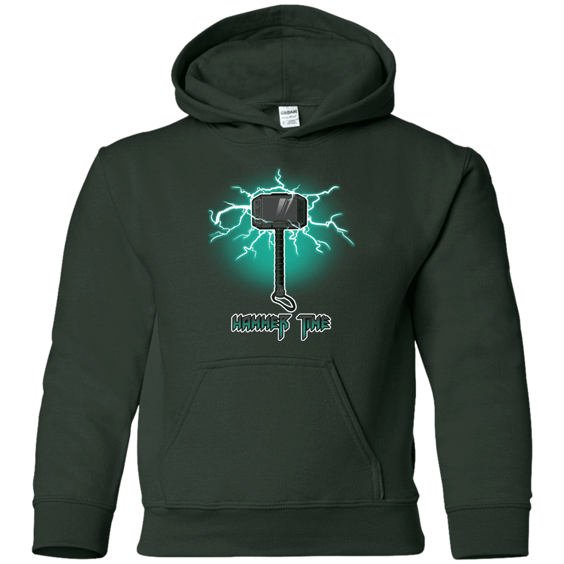 Sweatshirts Forest Green / YS Hammer Time Youth Hoodie
