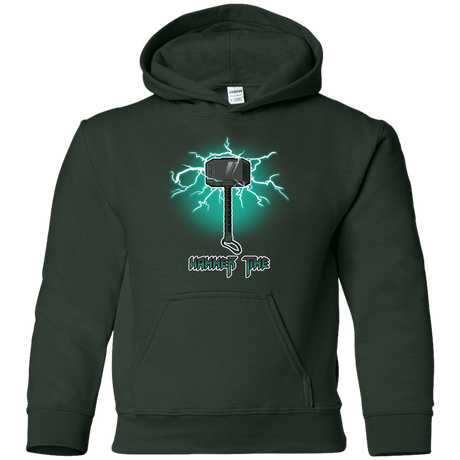 Sweatshirts Forest Green / YS Hammer Time Youth Hoodie