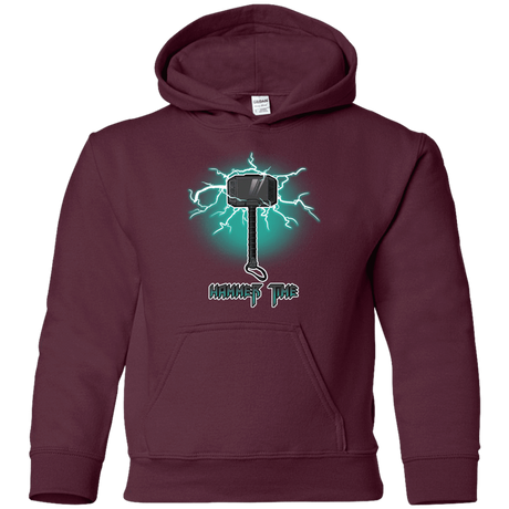 Sweatshirts Maroon / YS Hammer Time Youth Hoodie