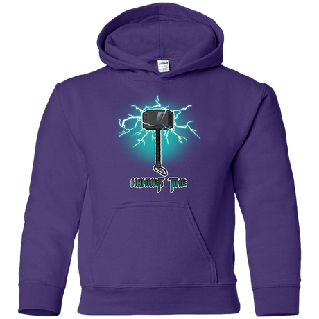 Sweatshirts Purple / YS Hammer Time Youth Hoodie