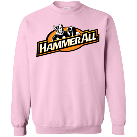 Sweatshirts Light Pink / Small Hammerall Crewneck Sweatshirt