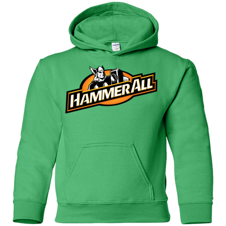 Sweatshirts Irish Green / YS Hammerall Youth Hoodie