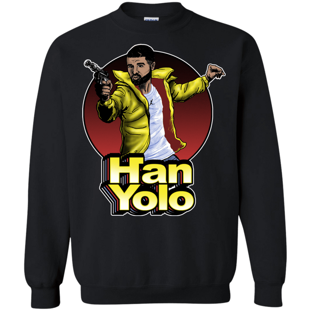 Sweatshirts Black / S Han Yolo Crewneck Sweatshirt
