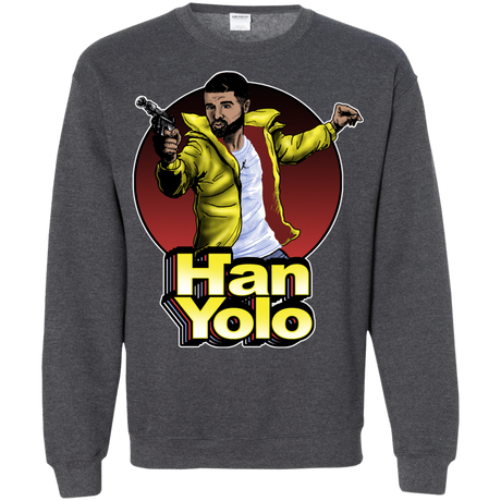 Sweatshirts Dark Heather / S Han Yolo Crewneck Sweatshirt
