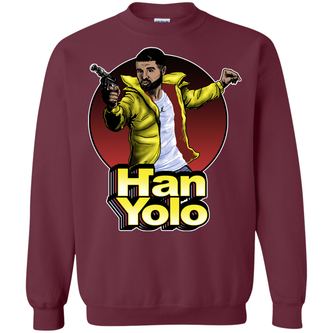 Sweatshirts Maroon / S Han Yolo Crewneck Sweatshirt