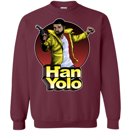 Sweatshirts Maroon / S Han Yolo Crewneck Sweatshirt