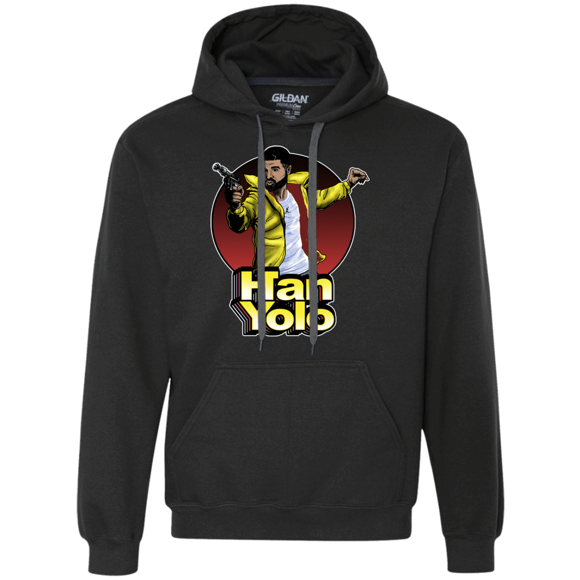 Sweatshirts Black / S Han Yolo Premium Fleece Hoodie