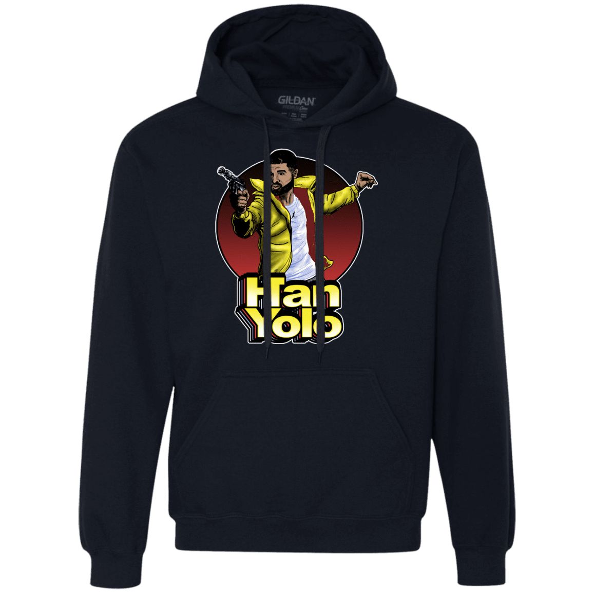 Sweatshirts Navy / S Han Yolo Premium Fleece Hoodie