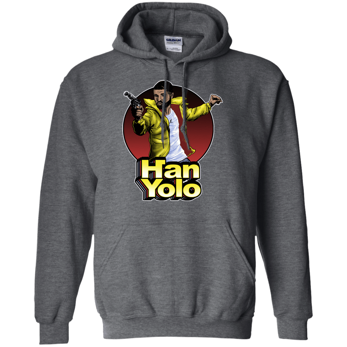 Sweatshirts Dark Heather / S Han Yolo Pullover Hoodie