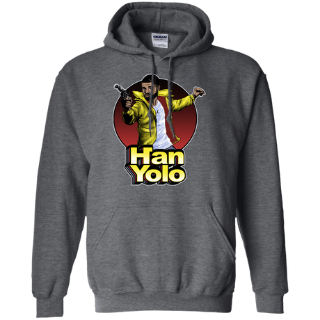 Sweatshirts Dark Heather / S Han Yolo Pullover Hoodie