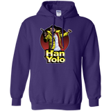 Sweatshirts Purple / S Han Yolo Pullover Hoodie