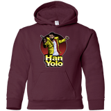Sweatshirts Maroon / YS Han Yolo Youth Hoodie