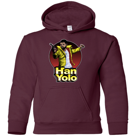 Sweatshirts Maroon / YS Han Yolo Youth Hoodie