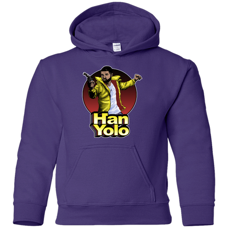 Sweatshirts Purple / YS Han Yolo Youth Hoodie