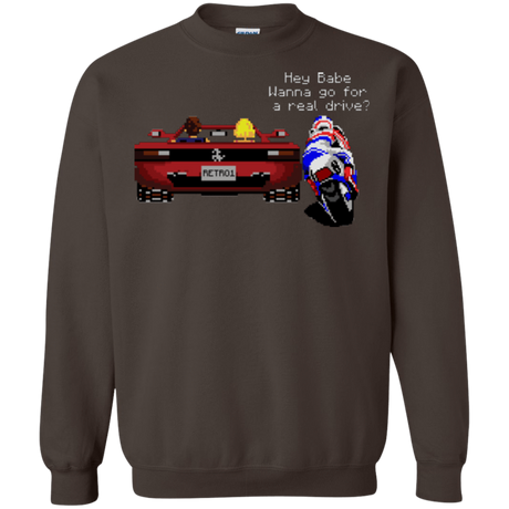 Sweatshirts Dark Chocolate / Small Hang On to Outrun Crewneck Sweatshirt
