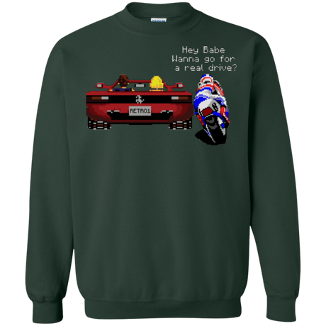Sweatshirts Forest Green / Small Hang On to Outrun Crewneck Sweatshirt