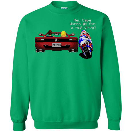 Sweatshirts Irish Green / Small Hang On to Outrun Crewneck Sweatshirt