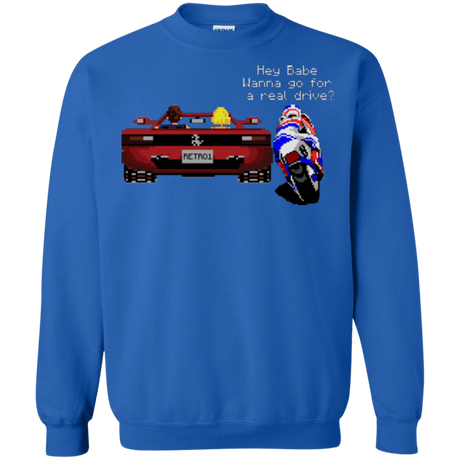 Sweatshirts Royal / Small Hang On to Outrun Crewneck Sweatshirt