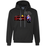 Sweatshirts Black / Small Hang On to Outrun Premium Fleece Hoodie
