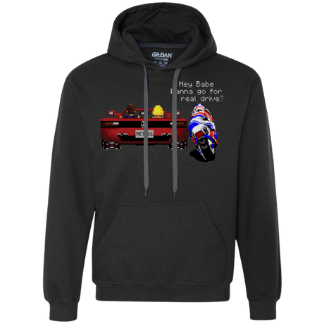 Sweatshirts Black / Small Hang On to Outrun Premium Fleece Hoodie
