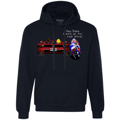 Sweatshirts Navy / Small Hang On to Outrun Premium Fleece Hoodie