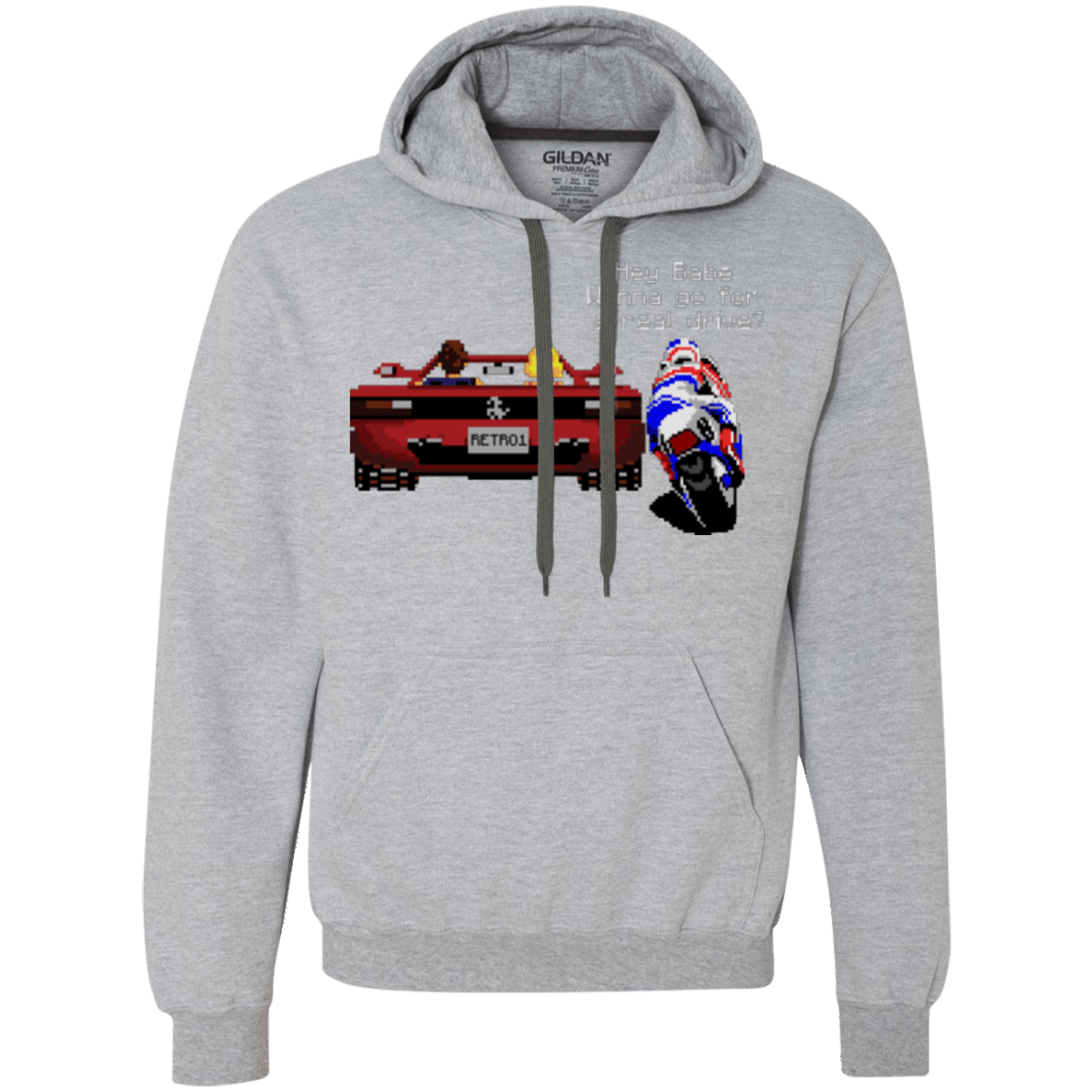 Sweatshirts Sport Grey / Small Hang On to Outrun Premium Fleece Hoodie