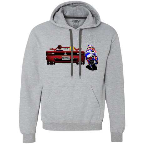 Sweatshirts Sport Grey / Small Hang On to Outrun Premium Fleece Hoodie