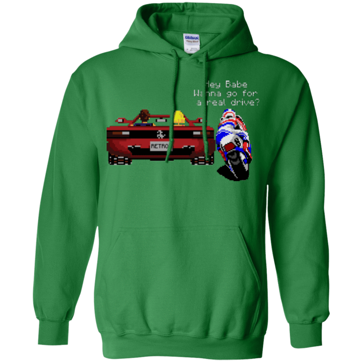 Sweatshirts Irish Green / Small Hang On to Outrun Pullover Hoodie