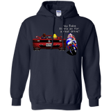 Sweatshirts Navy / Small Hang On to Outrun Pullover Hoodie
