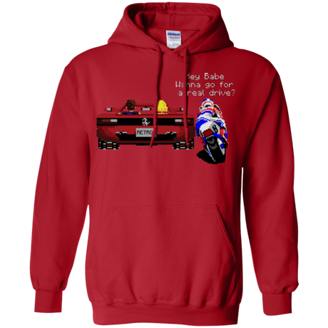 Sweatshirts Red / Small Hang On to Outrun Pullover Hoodie