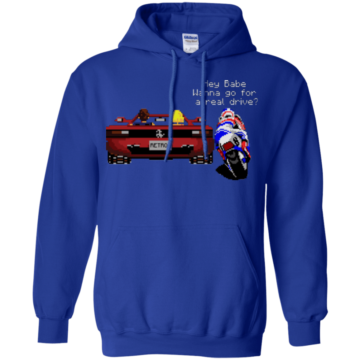 Sweatshirts Royal / Small Hang On to Outrun Pullover Hoodie