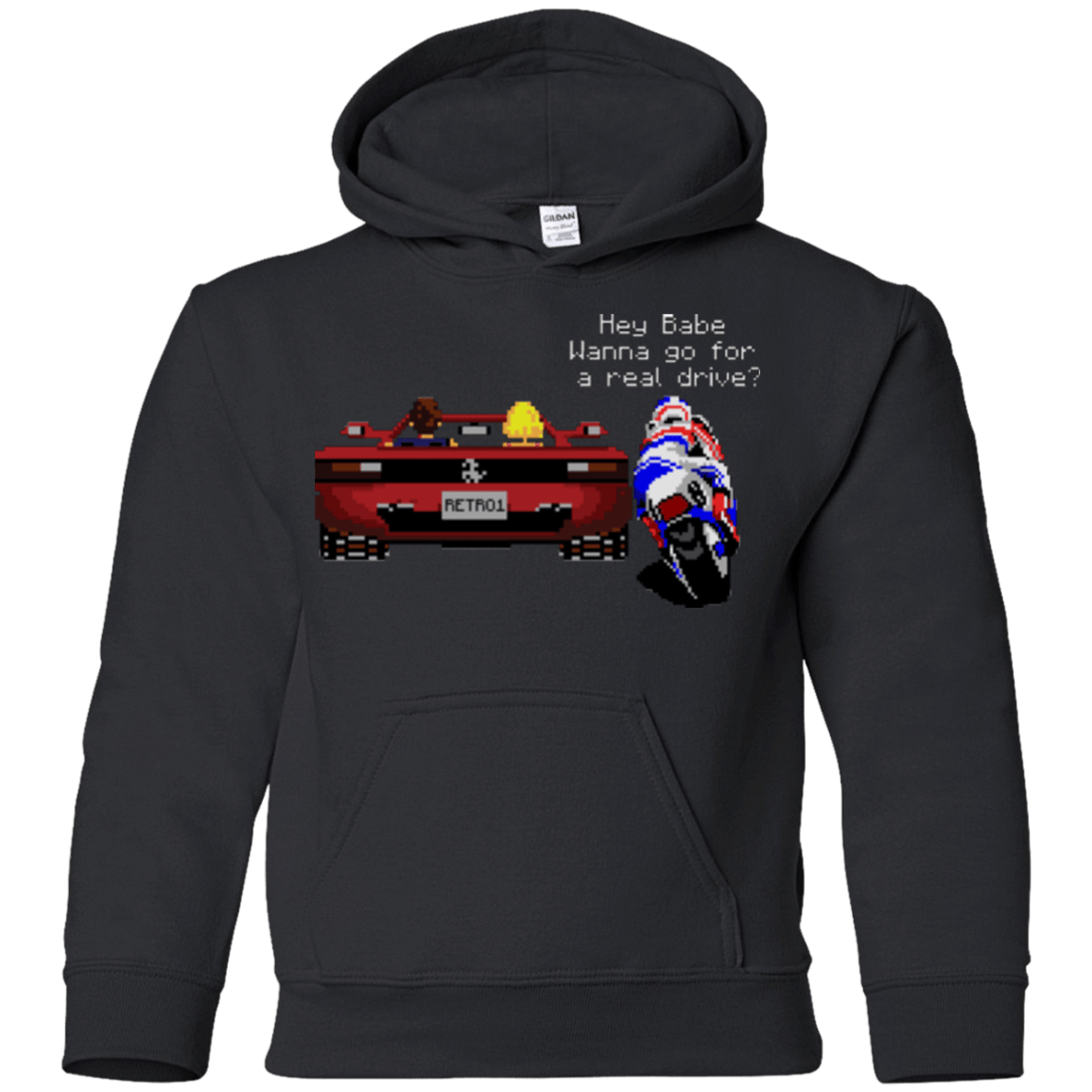 Sweatshirts Black / YS Hang On to Outrun Youth Hoodie