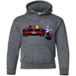 Sweatshirts Dark Heather / YS Hang On to Outrun Youth Hoodie