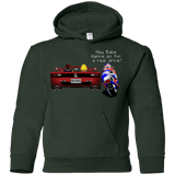 Sweatshirts Forest Green / YS Hang On to Outrun Youth Hoodie
