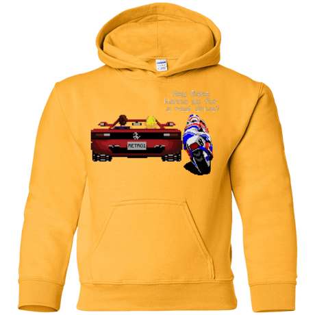 Sweatshirts Gold / YS Hang On to Outrun Youth Hoodie