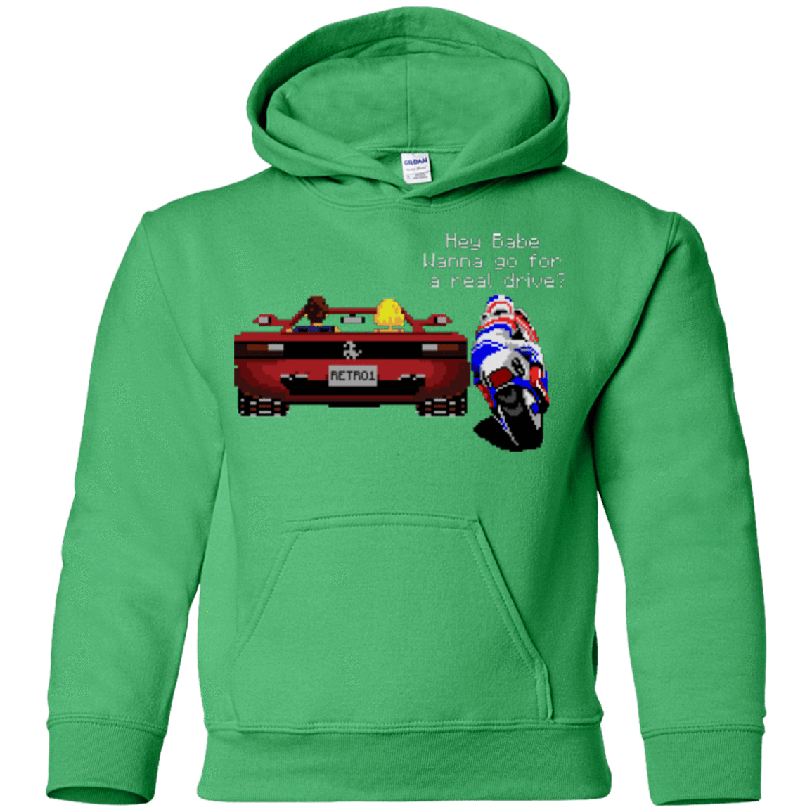 Sweatshirts Irish Green / YS Hang On to Outrun Youth Hoodie