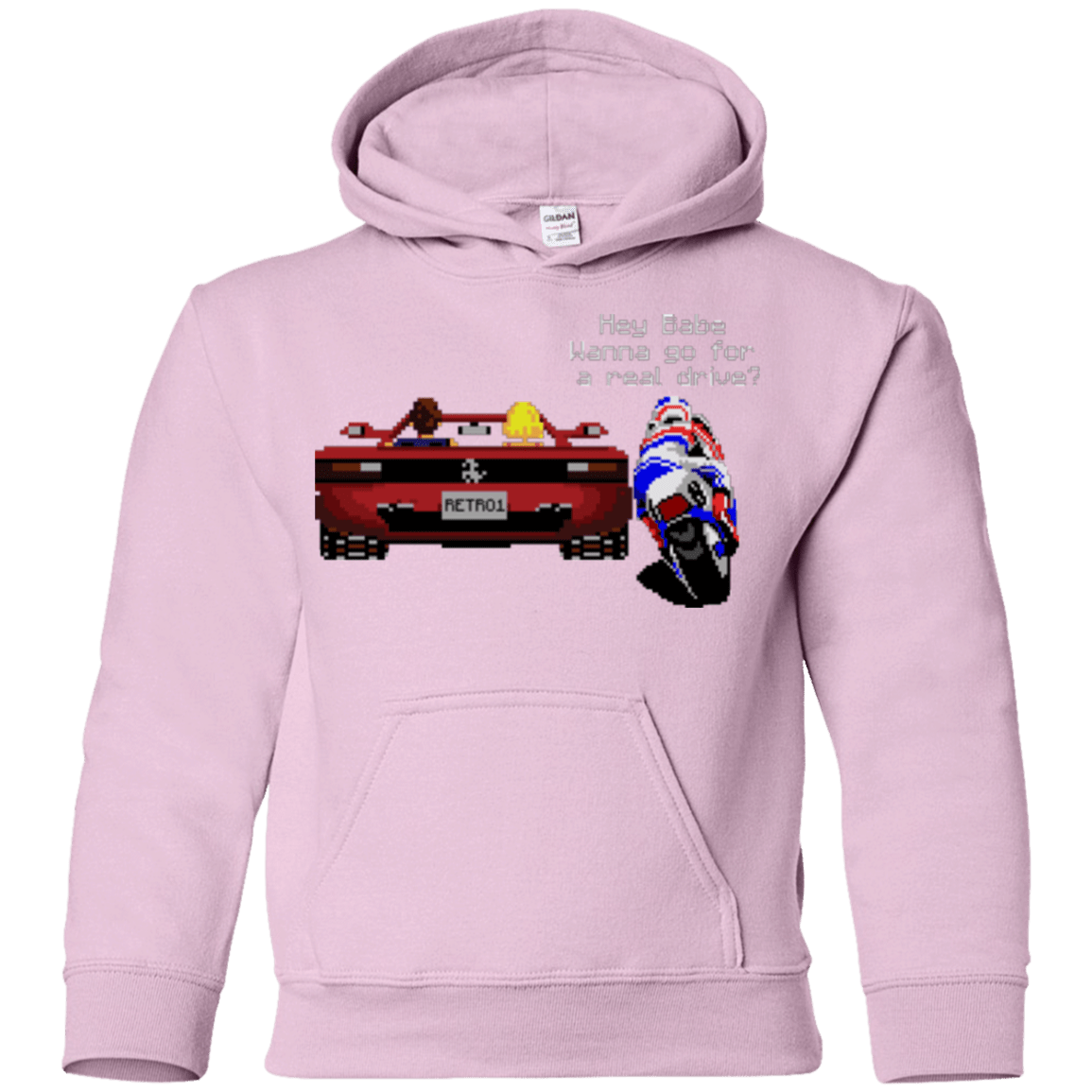 Sweatshirts Light Pink / YS Hang On to Outrun Youth Hoodie
