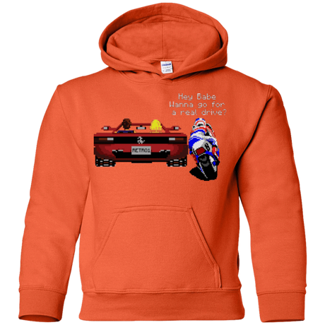 Sweatshirts Orange / YS Hang On to Outrun Youth Hoodie