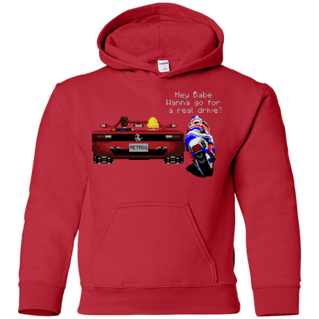 Sweatshirts Red / YS Hang On to Outrun Youth Hoodie