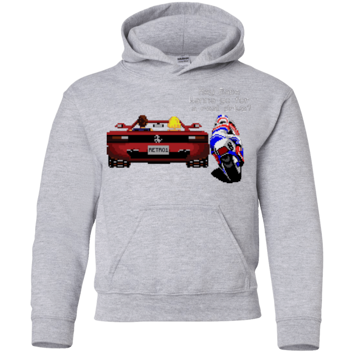 Sweatshirts Sport Grey / YS Hang On to Outrun Youth Hoodie