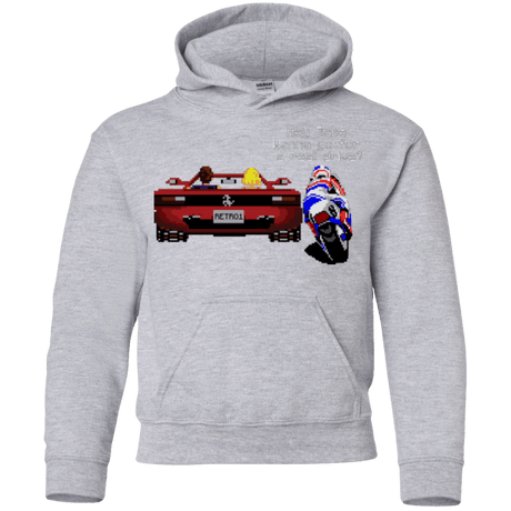 Sweatshirts Sport Grey / YS Hang On to Outrun Youth Hoodie