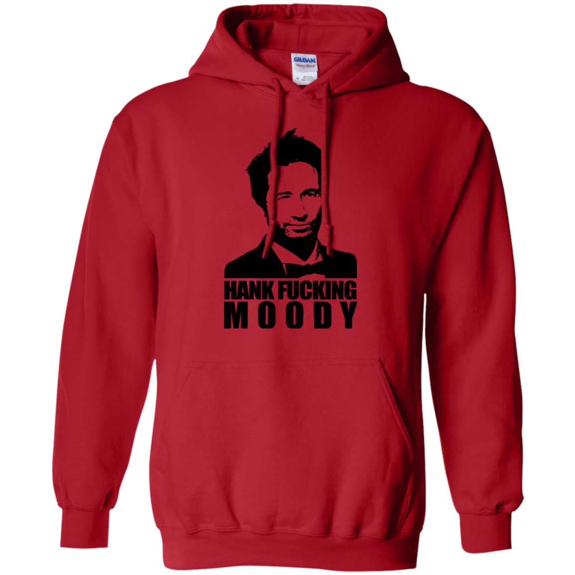Sweatshirts Red / Small Hank fucking moody Pullover Hoodie